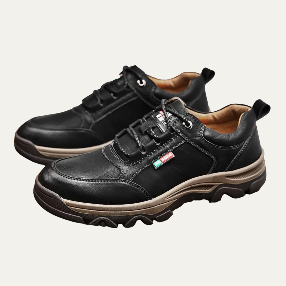 The Porto Rotondo Herrarnas Casual Snörskor i Komfortläder