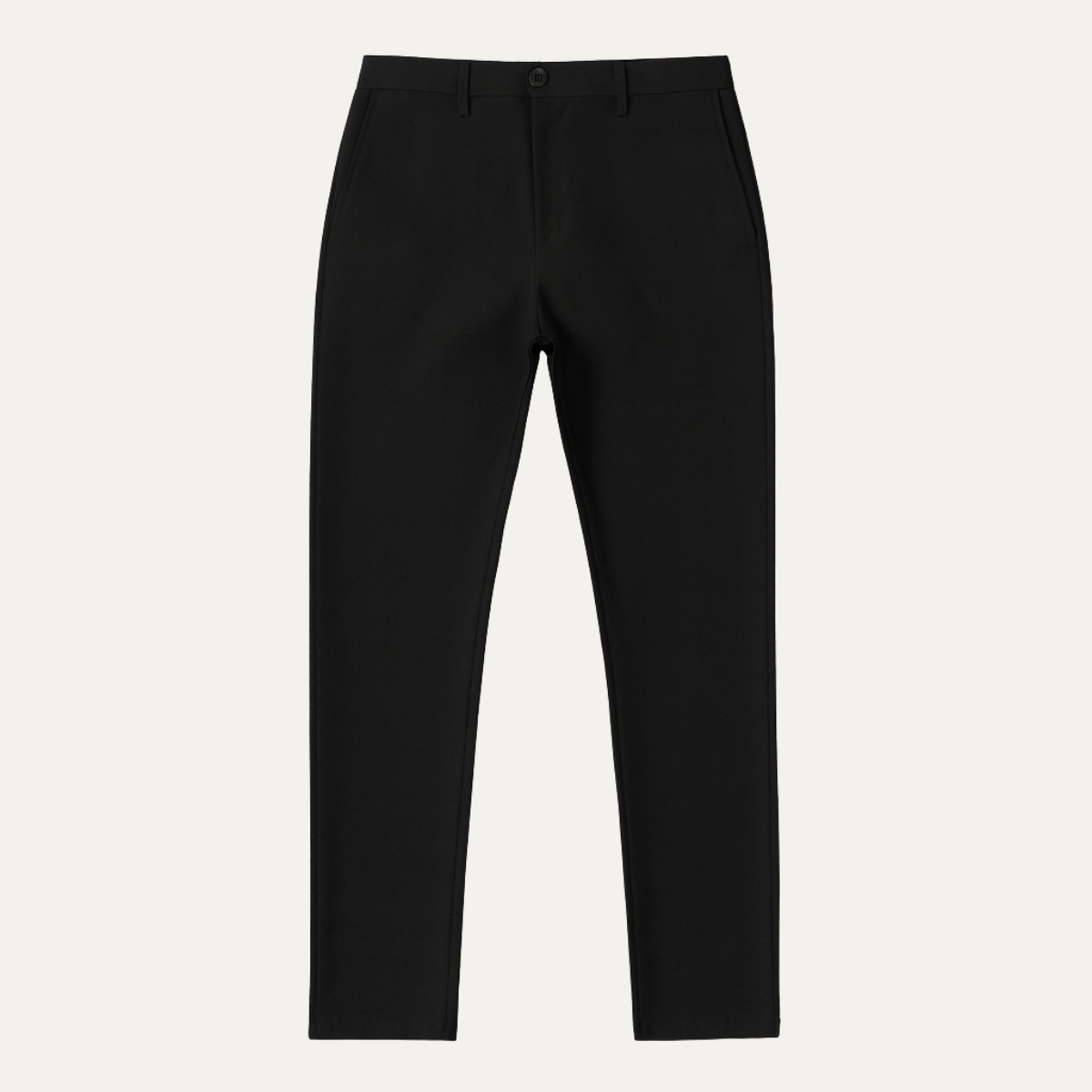 Elegant Santorini Klassiska Chino Byxor för Herrar - Tidlös Svart Stil