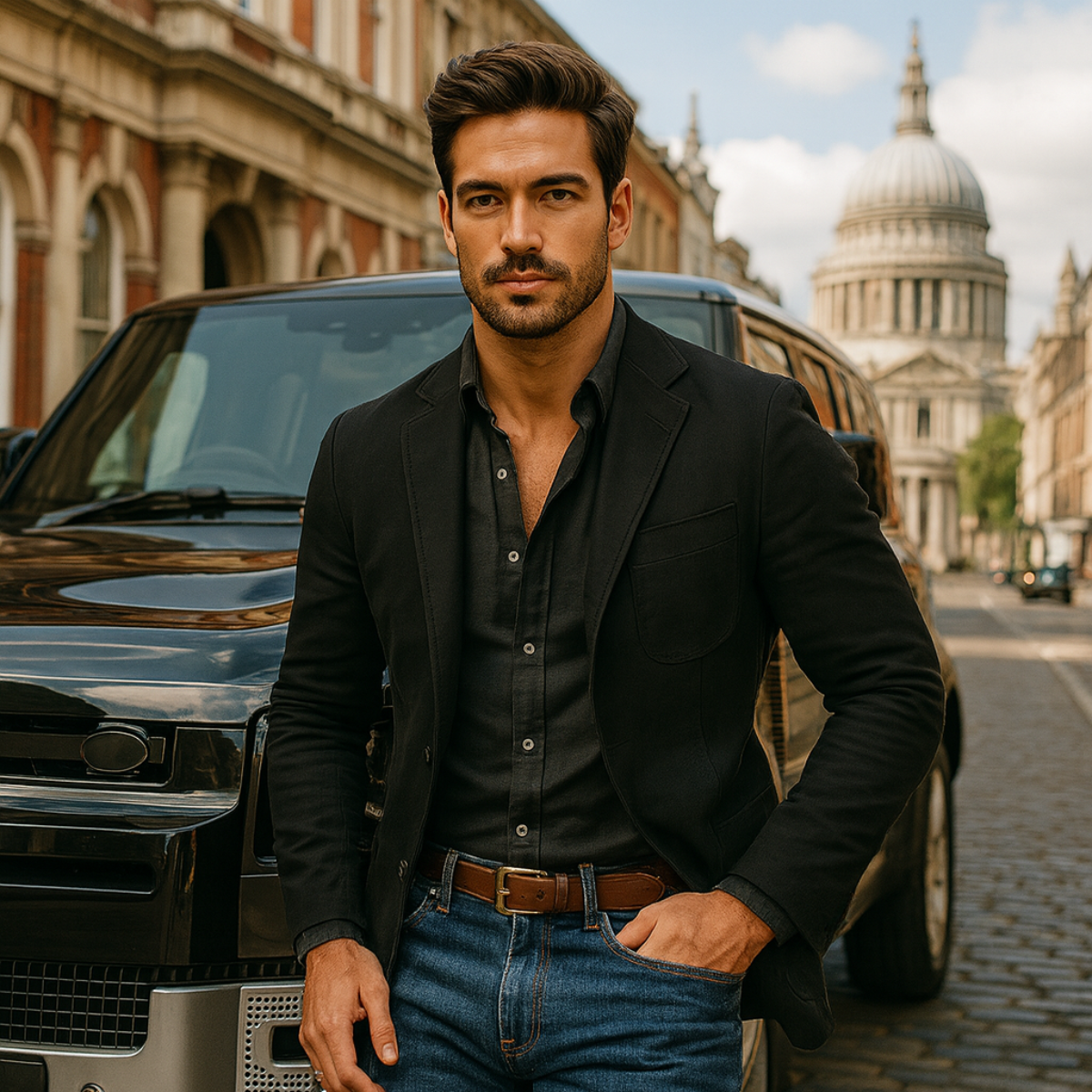 The Reykjavik - Stilren Casual Vindjacka i Bomull för Herr