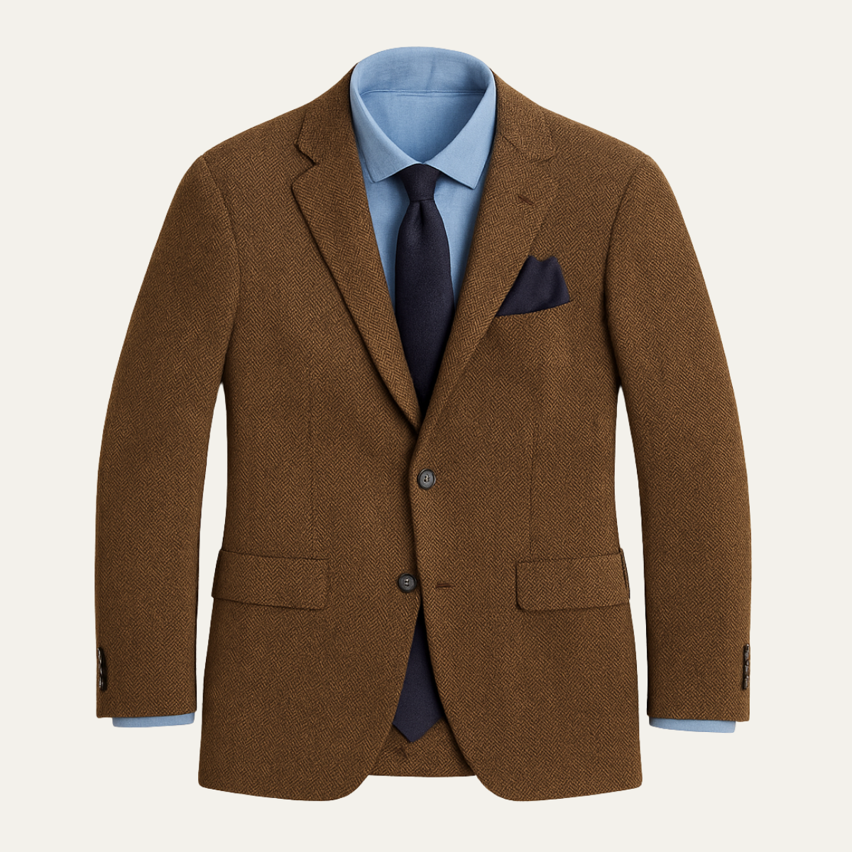 The Berwick - Herr Bruna Smart Casual Tweed Blazer Kappa