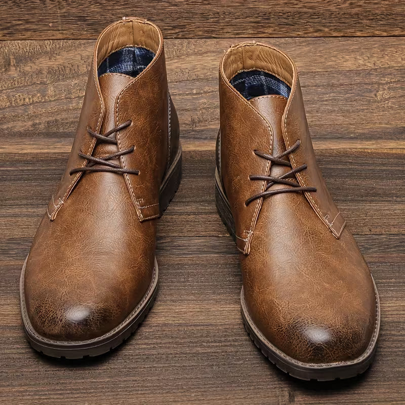 The Elderpine – Herr chukka boots i läder