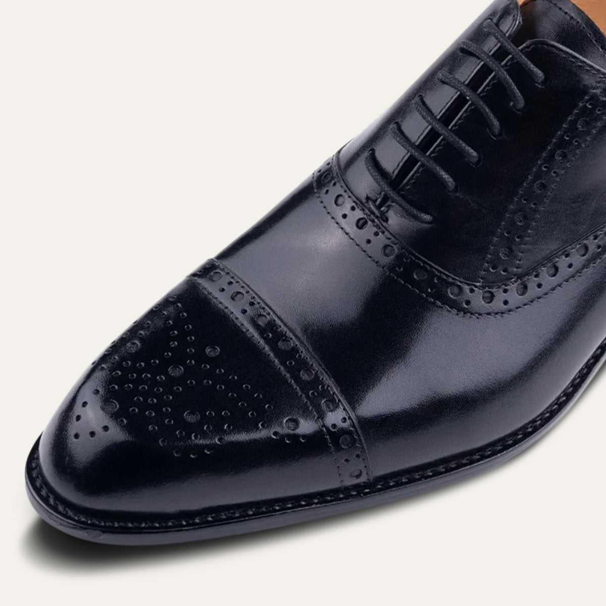 The Malcesine - Herrskor i läder av hög kvalitet i nötläder