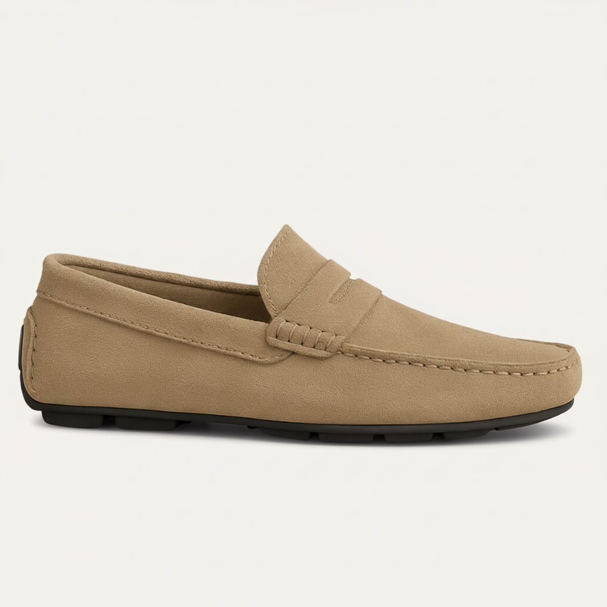 The Corsica - Eleganta Herr Loafers i Mjukt Läder med Penny-Detalj