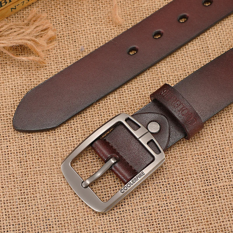 The Hadlow Belt – Authentic Cowhide Leather with a Trendy Vintage Look