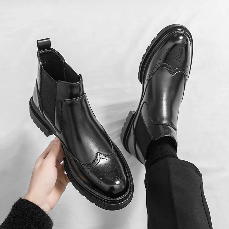 The Eastbourne – Chelsea boots för herr i läder