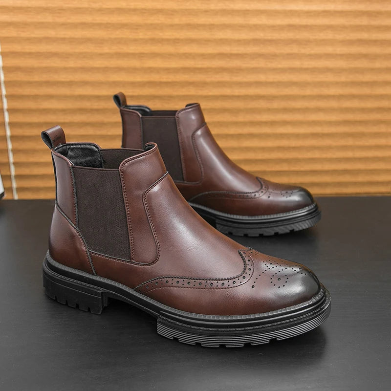 The Eastbourne – Chelsea boots för herr i läder