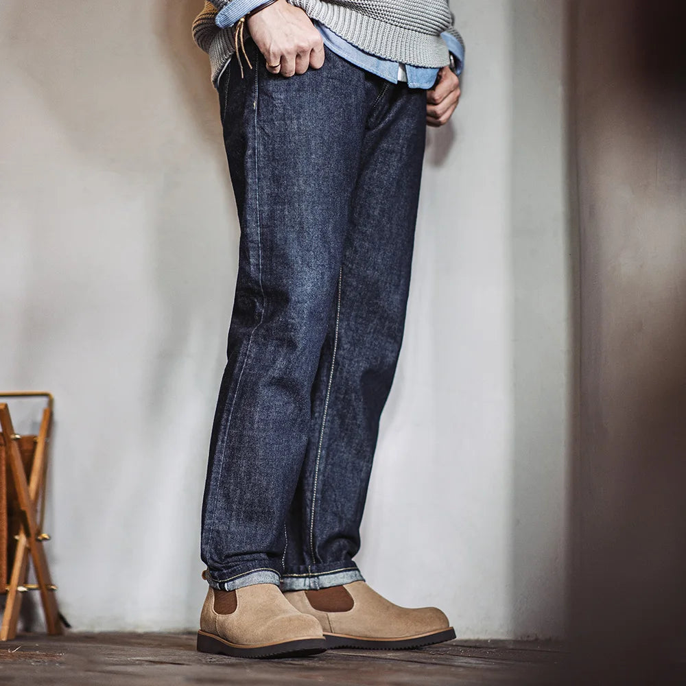 The Orkney – Herr Chelsea kängor i mocka