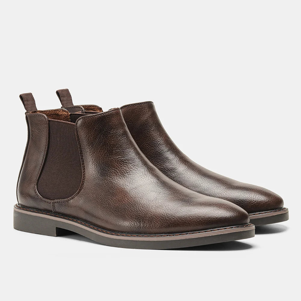 The Highlands - Herrars Hållbara Läder Chelsea Boots