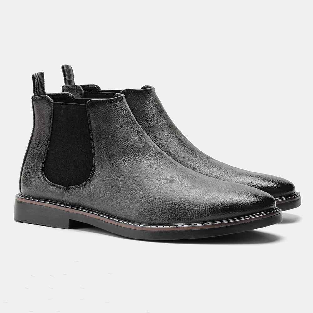The Highlands - Herrars Hållbara Läder Chelsea Boots