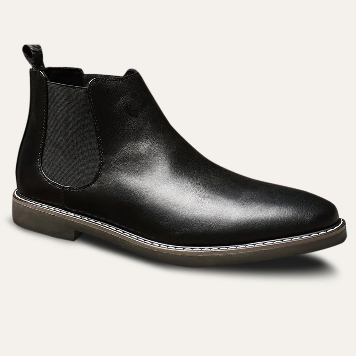 The Fort William - Herrstyliga Bekväma Läder Chelsea Boots