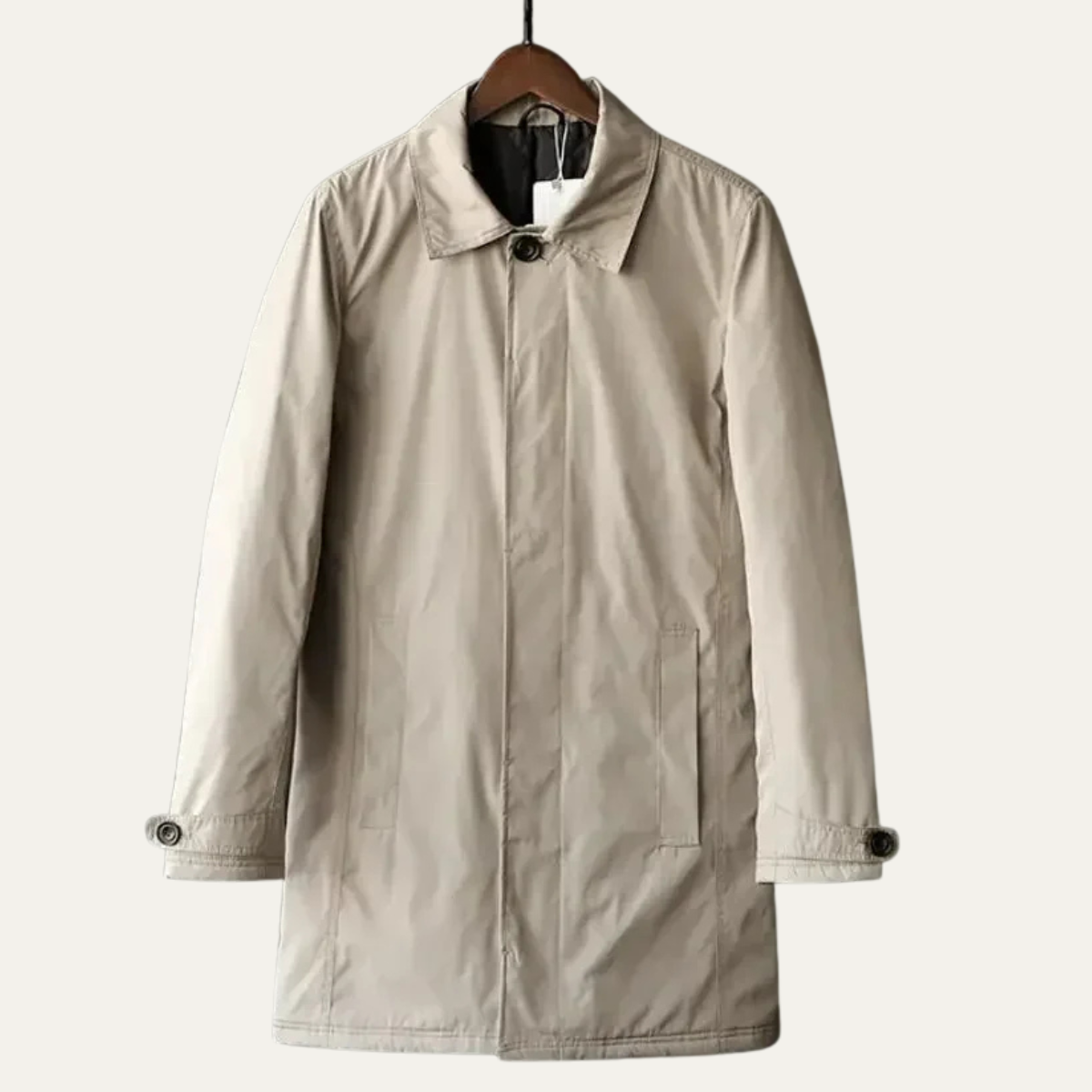 The Heirloom – Lyxig Regnjacka för Herr med Quiltat Foder