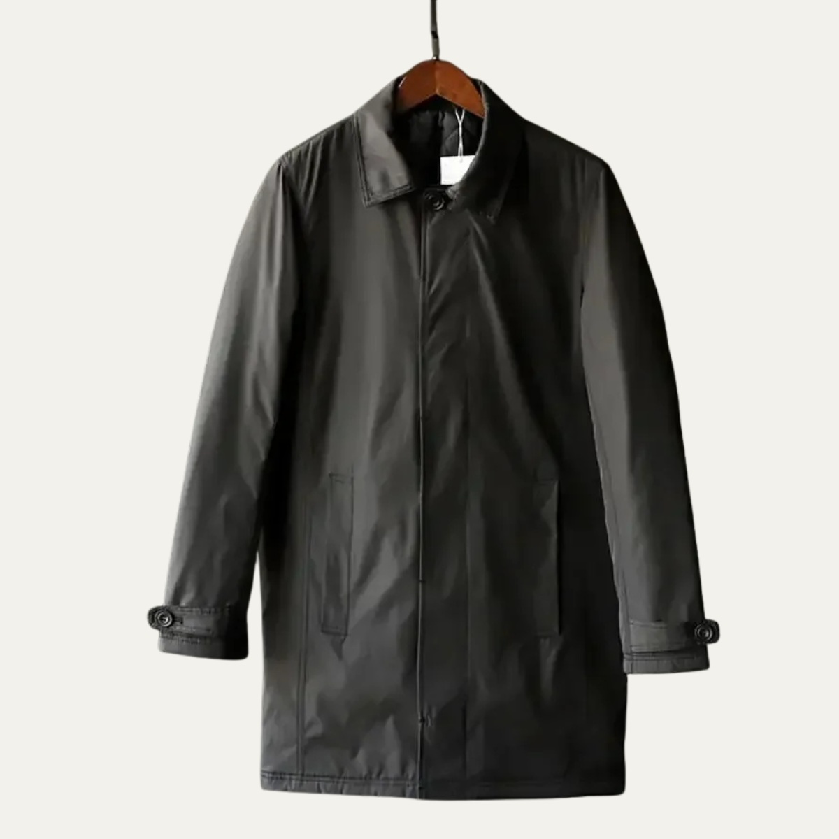 The Heirloom – Lyxig Regnjacka för Herr med Quiltat Foder