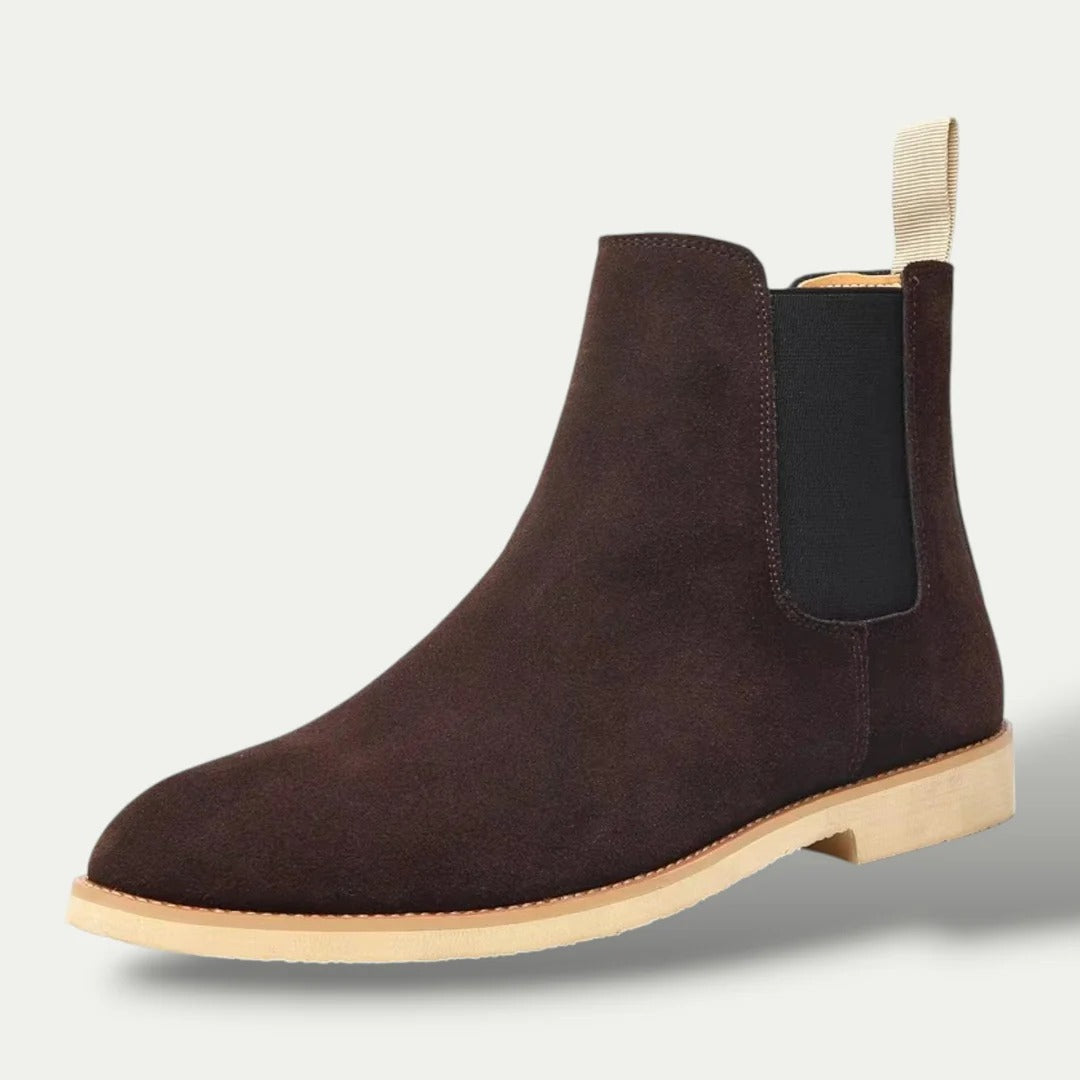 The Vienna - Herr Suede Chelsea Boots - Äkta Läder Ankelstövlar