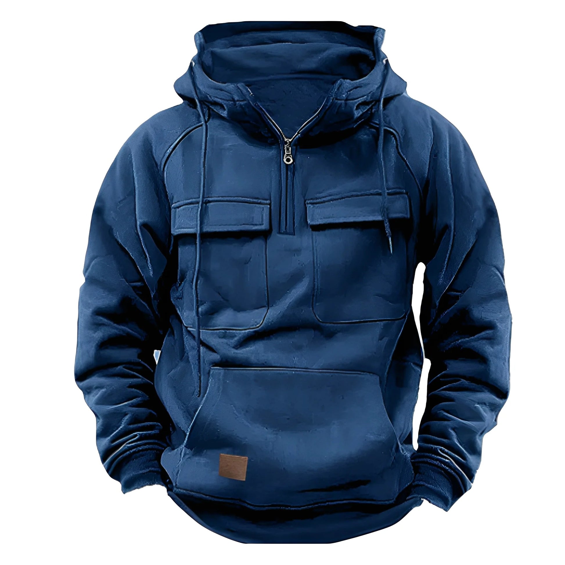 Klassisk taktisk hoodie – tröja med framfickor