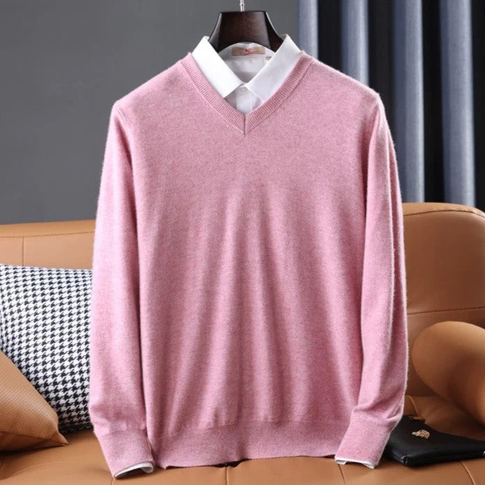 Cashmere-vestern Cleveland för män – Elegans och komfort i säkert förvar