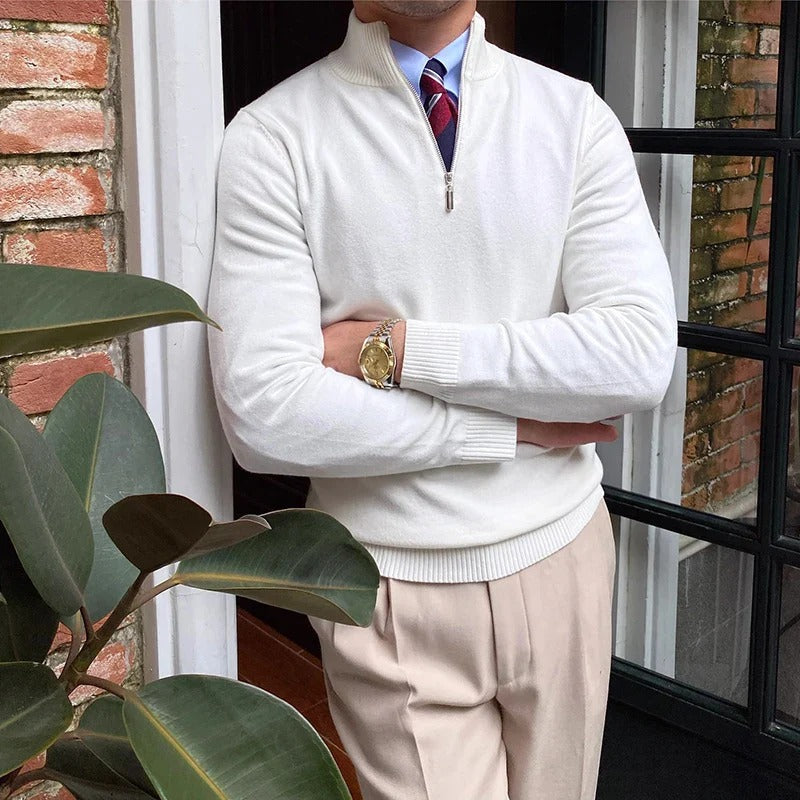 Trendy The Bronx Modern herrar quarterzip pullover – stilfull och bekväm