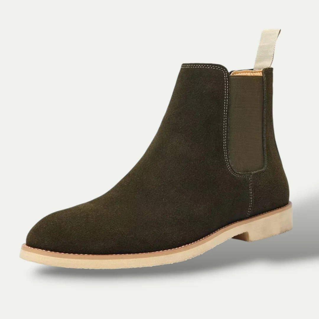 The Vienna - Herr Suede Chelsea Boots - Äkta Läder Ankelstövlar