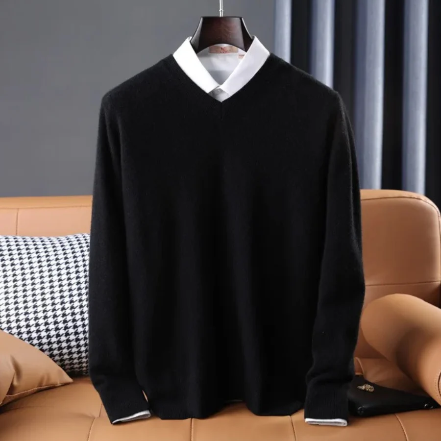 Cashmere-vestern Cleveland för män – Elegans och komfort i säkert förvar
