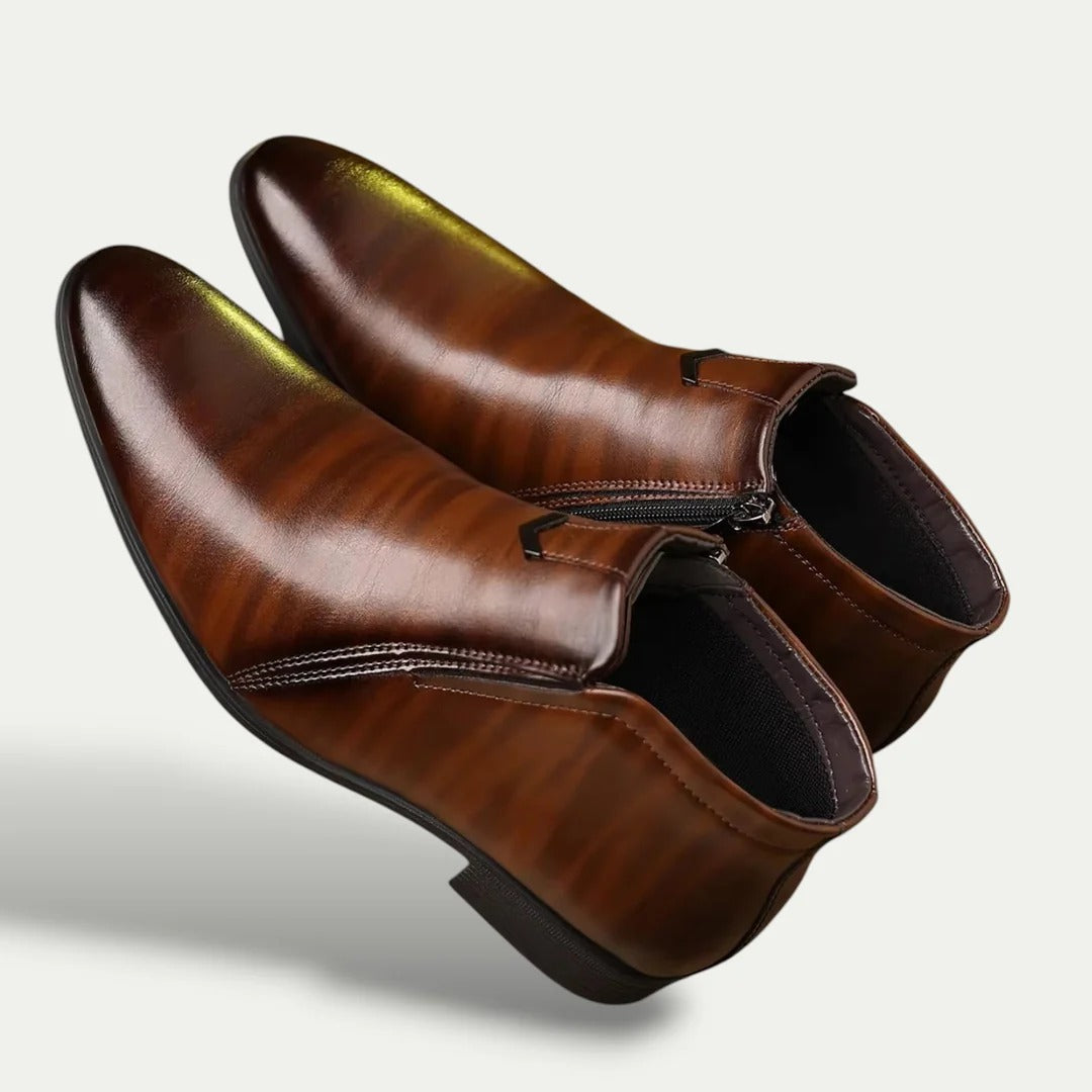 The Oxford - Herr skinn Ankelstövlar - Vintage Affärsskor