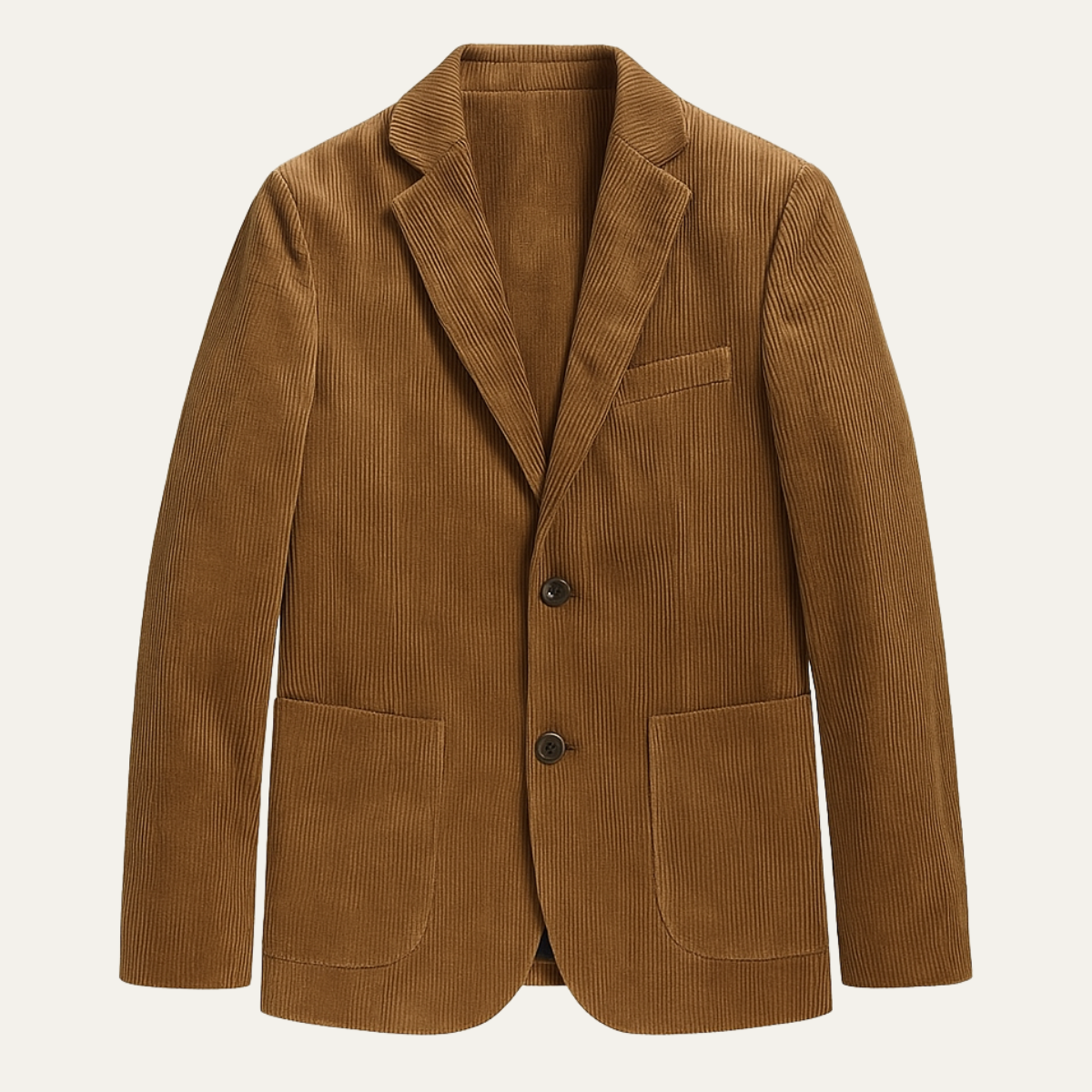 The Lancaster - Herrars Tjocka Flanell Corduroy Affärs Blazer Jacka