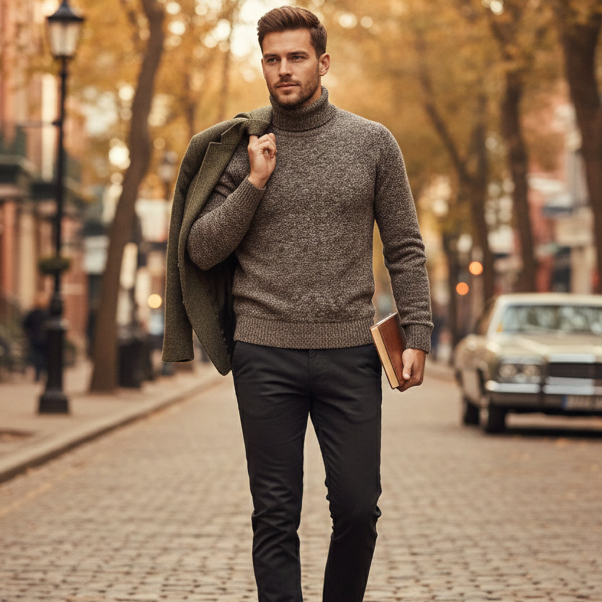 Herrs Highclere Merino Mysig Skocktröja