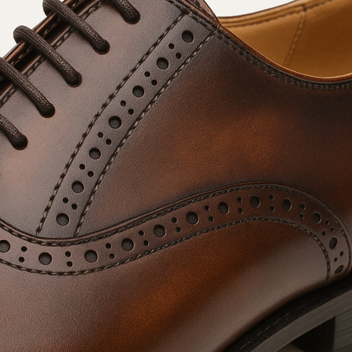 The Malcesine - Herrskor i läder av hög kvalitet i nötläder