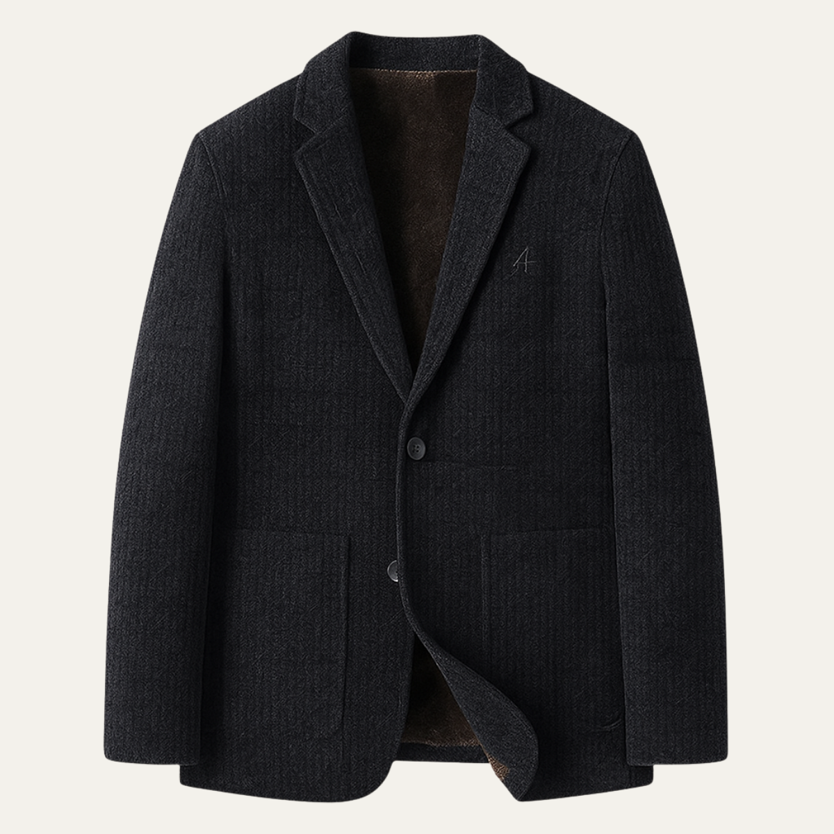 The Portwell - Herrernas Affärs Chenille Varm Foder Blazer