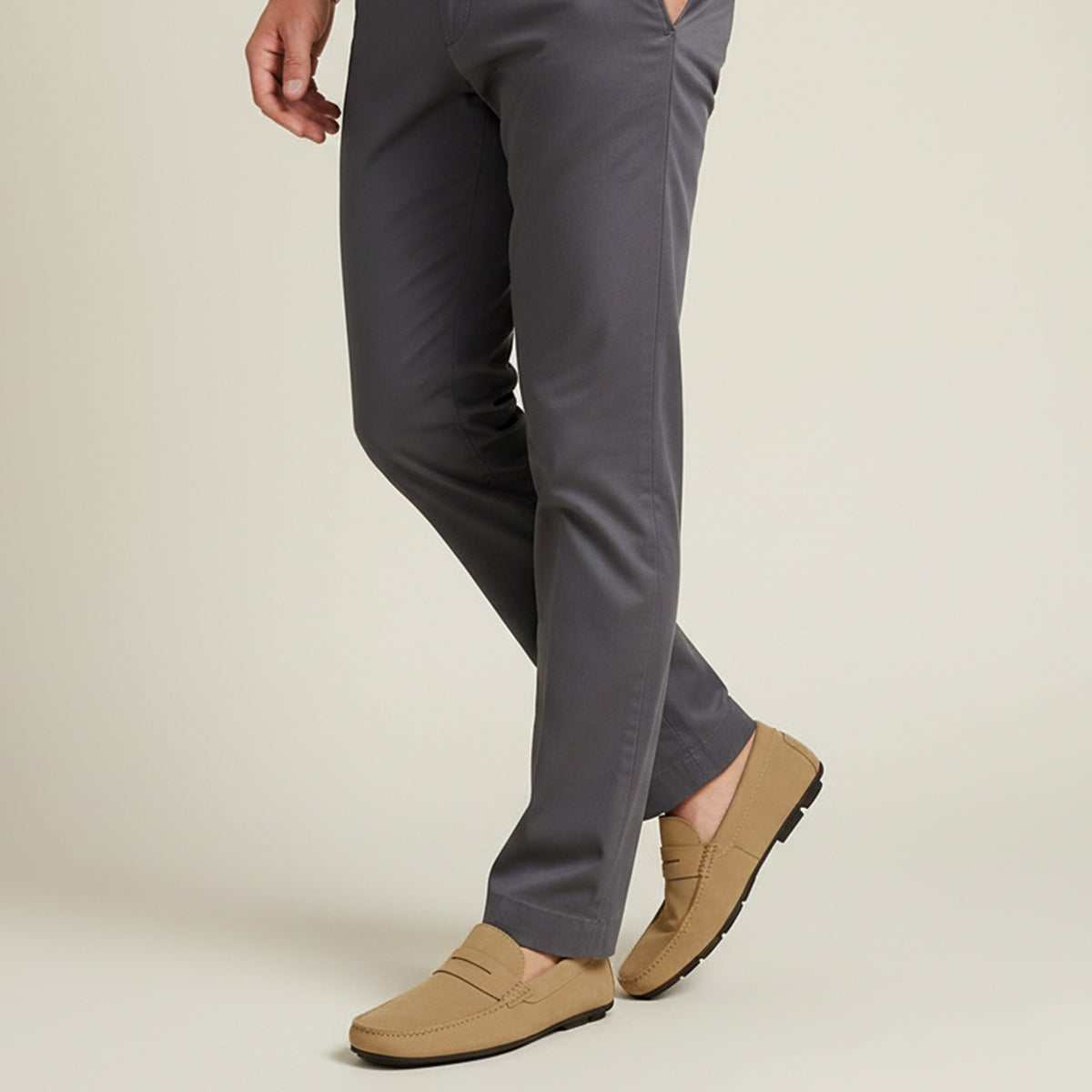 The Corsica - Eleganta Herr Loafers i Mjukt Läder med Penny-Detalj