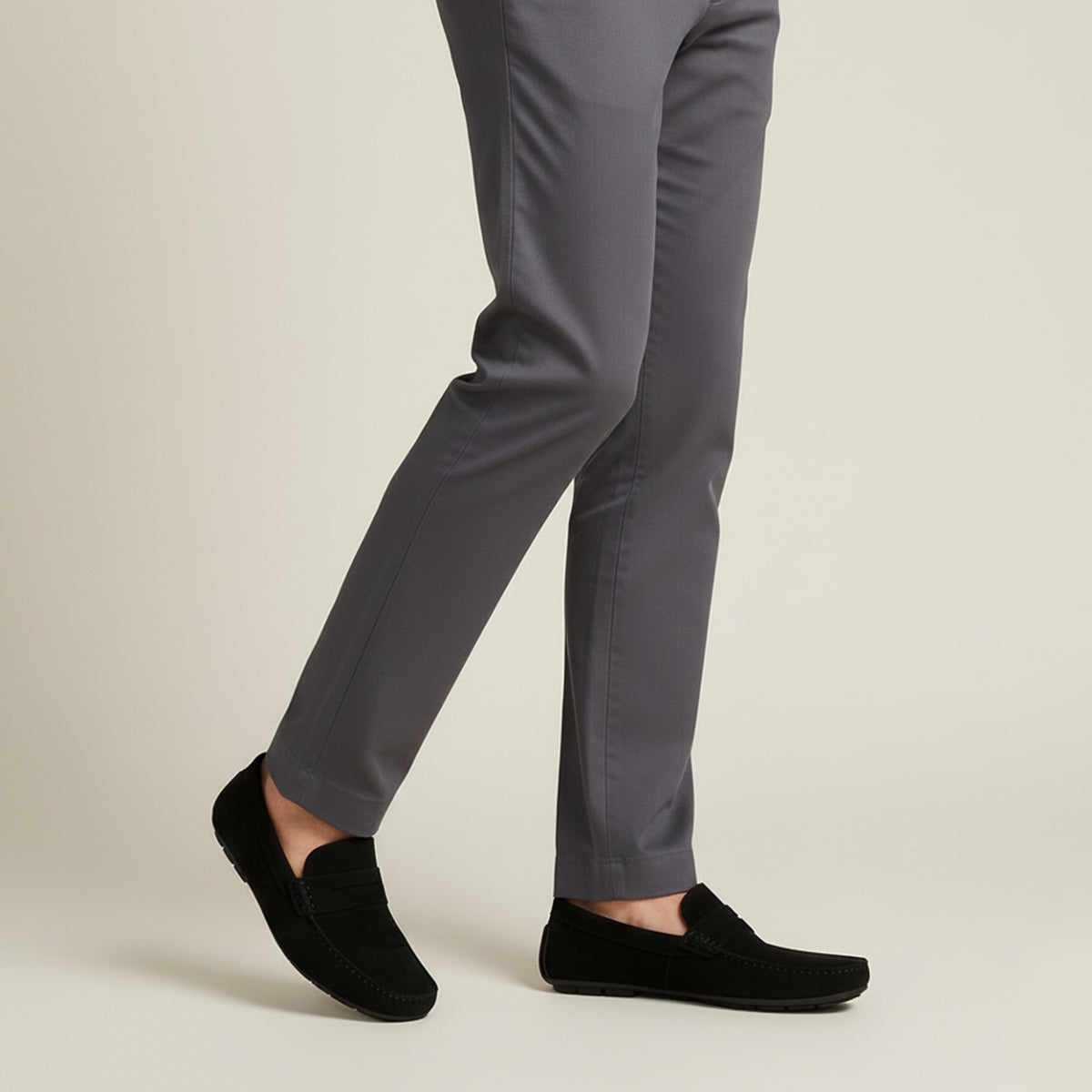 The Corsica - Eleganta Herr Loafers i Mjukt Läder med Penny-Detalj