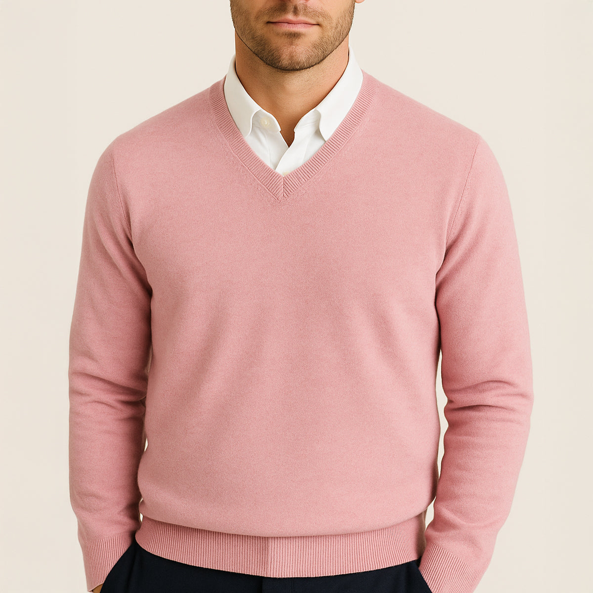 Cashmere-vestern Cleveland för män – Elegans och komfort i säkert förvar