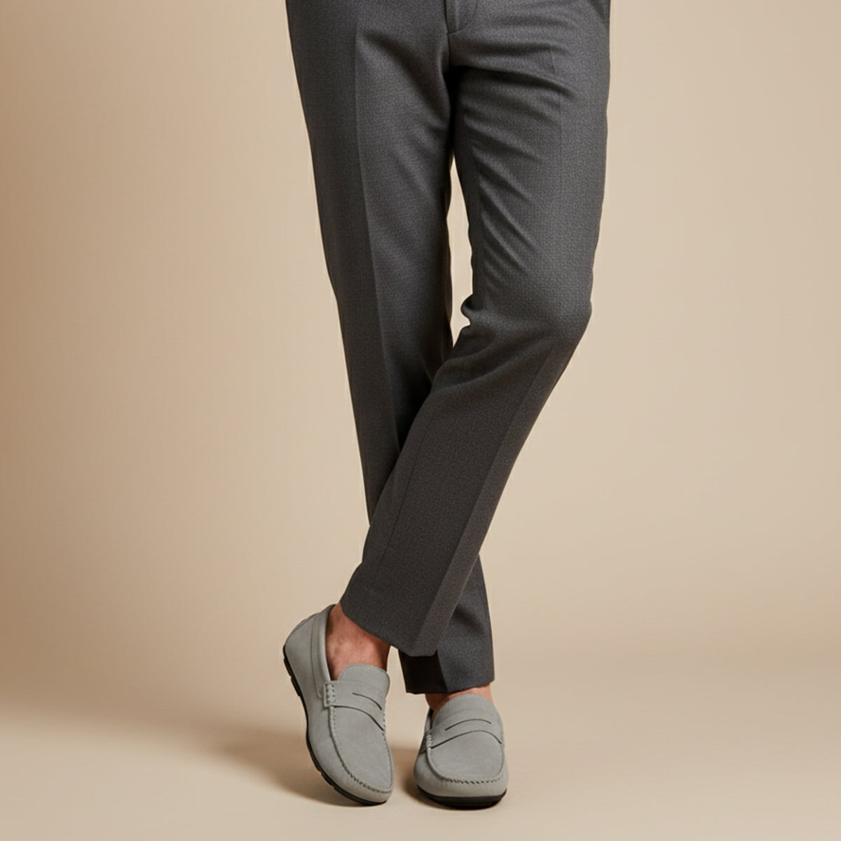 The Corsica - Eleganta Herr Loafers i Mjukt Läder med Penny-Detalj