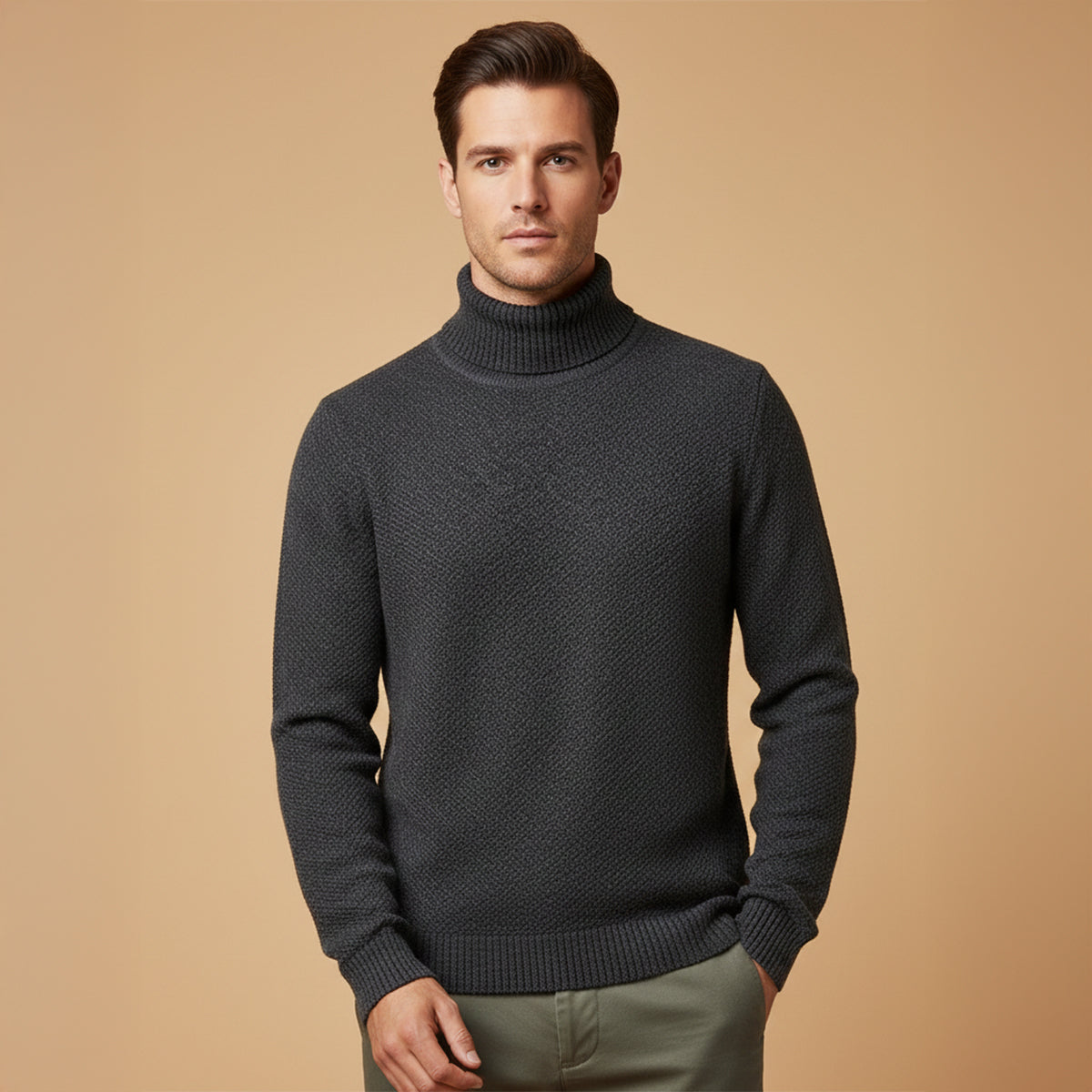 Herrs Highclere Merino Mysig Skocktröja