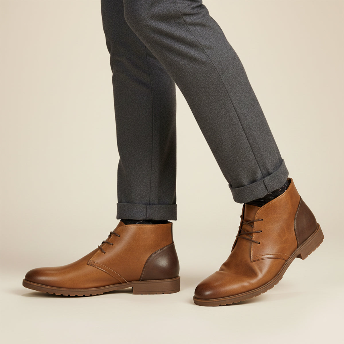 The Elderpine – Herr chukka boots i läder